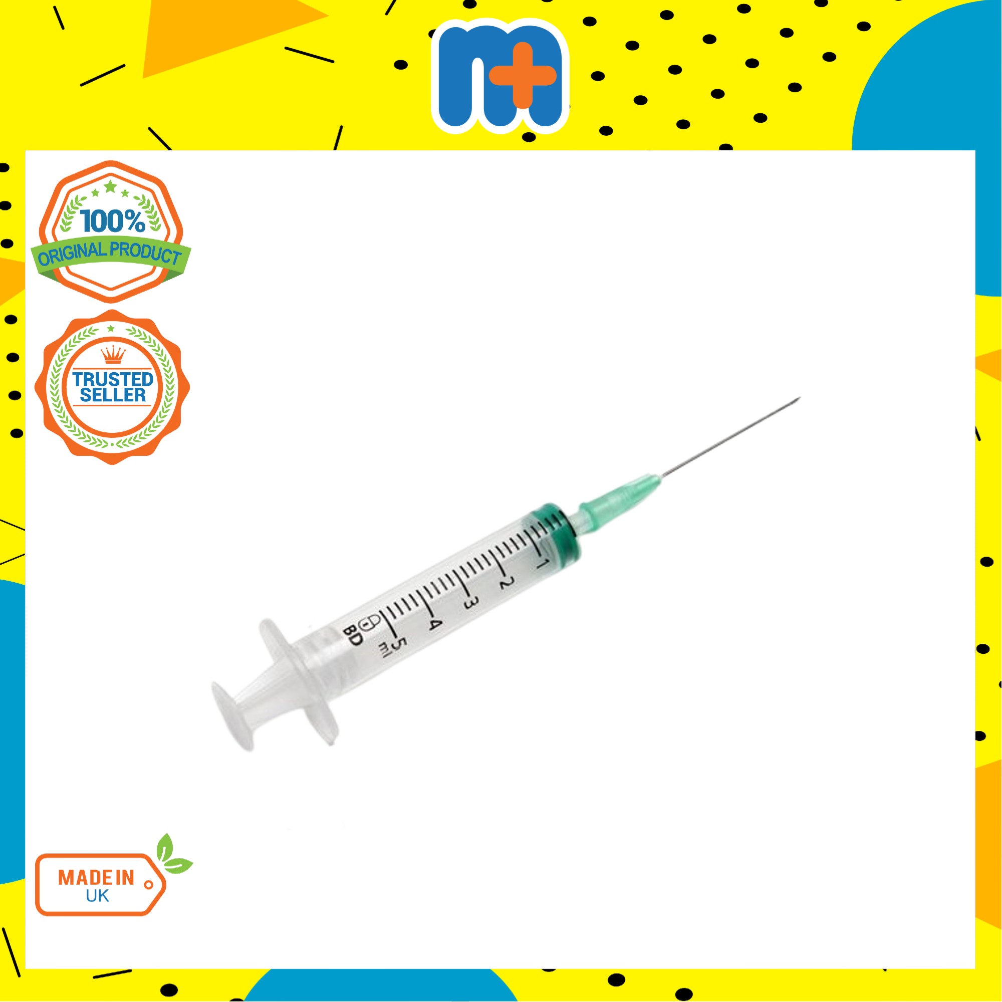 [MPLUS] BD Insulin Syringe 5ml 1s
